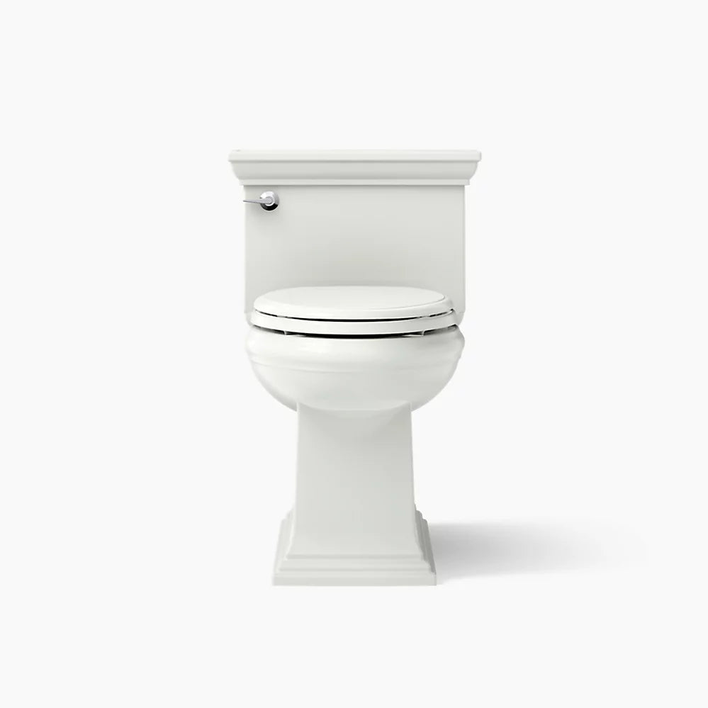 Kohler Memoirs® Stately One-piece compact elongated toilet with skirted trapway, 1.28 gpf - Golzar Home
