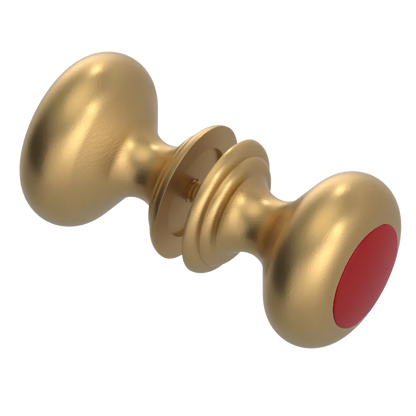 Rubinet Shower Door Knob (set) Satin Gold