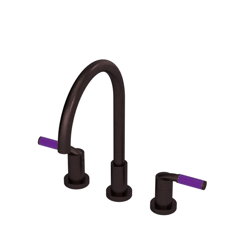 Rubinet Widespread Kitchen Set Oil Rubbed Bronze