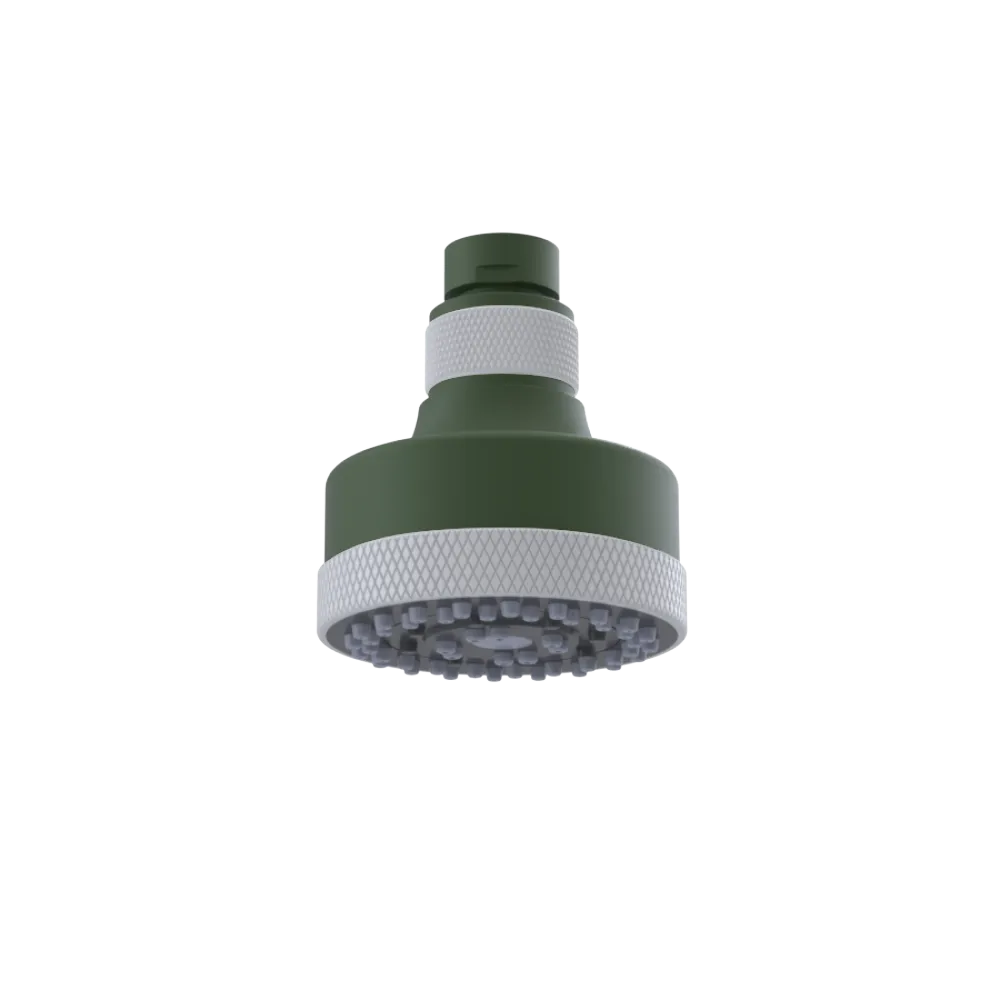 Rubinet 3 FUNCTION SHOWER HEAD Green Envy