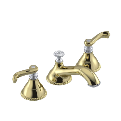 Rubinet Widespread Lav. Set. (less drain) Gold