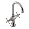 Rubinet Single Hole Dual Handle Lav. Set. (less drain) Polished Nickel