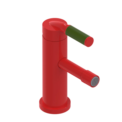 Rubinet Single Control Bidet Fitting (less drain) Red
