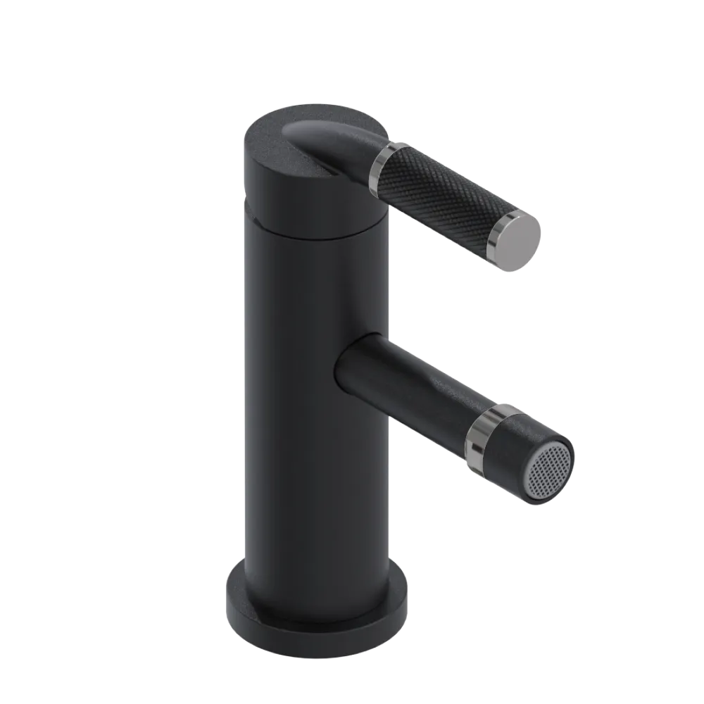 Rubinet Single Control Bidet Fitting (less drain) Matt Black