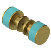 Rubinet Shower Door Knob (set) Antique Brass Matt