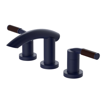 Rubinet Widespread Lav. Set. (less drain) Midnight Blue