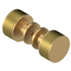 Rubinet Shower Door Knob (set) Satin Gold