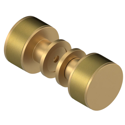 Rubinet Shower Door Knob (set) Satin Gold