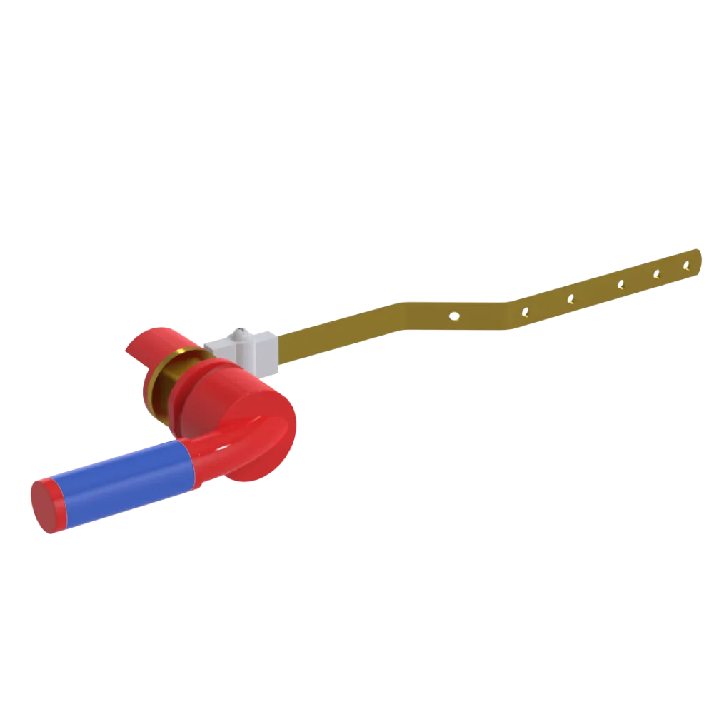 Rubinet Trip Levers Red