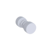 Rubinet Shower Door Knob (set) Matt White