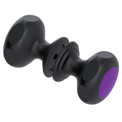 Rubinet Shower Door Knob (set) Matt Black