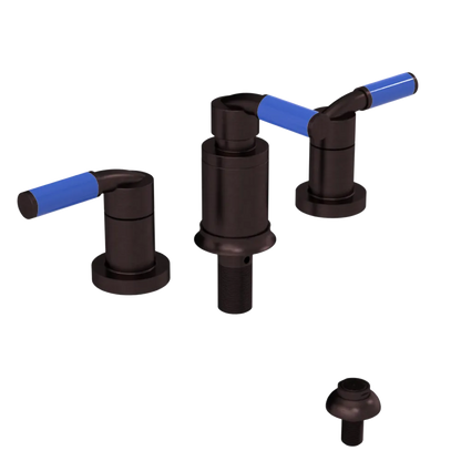 Rubinet Bidet Fitting with Spray, Diverter, and Vacuum Breaker (less drain) Tuscan Brass