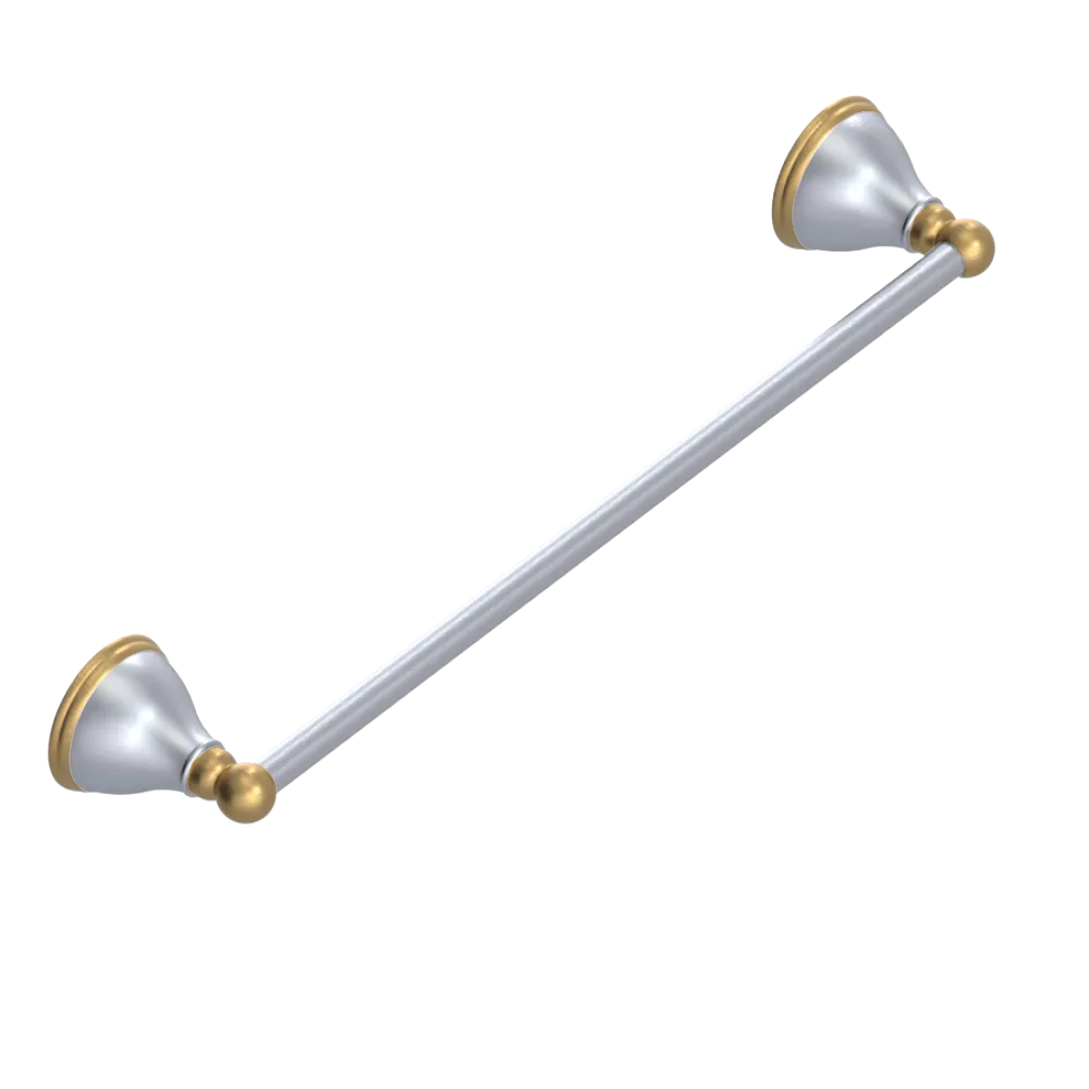 Rubinet Towel Bar 18" Satin Chrome
