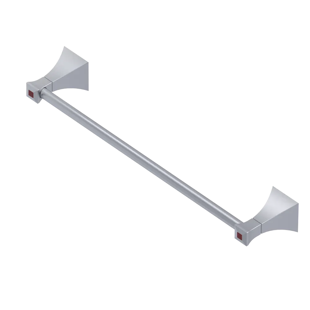 Rubinet Towel Bar 18" Satin Chrome