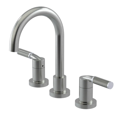Rubinet Widespread Lav. Set. (less drain) Satin Nickel