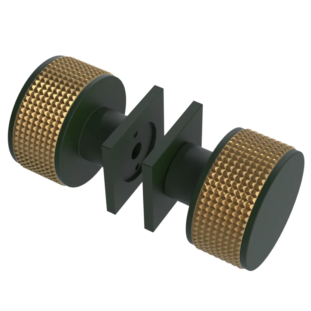 Rubinet Shower Door Knob (set) Green Envy
