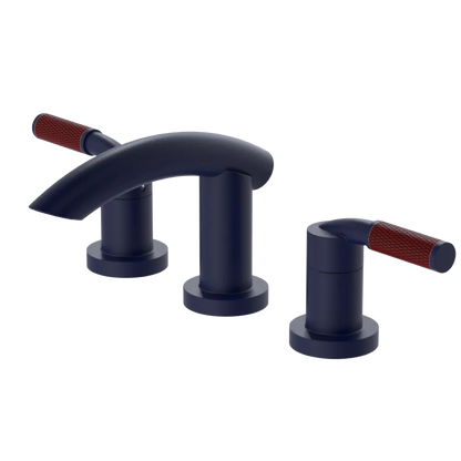 Rubinet Widespread Lav. Set. (less drain) Midnight Blue