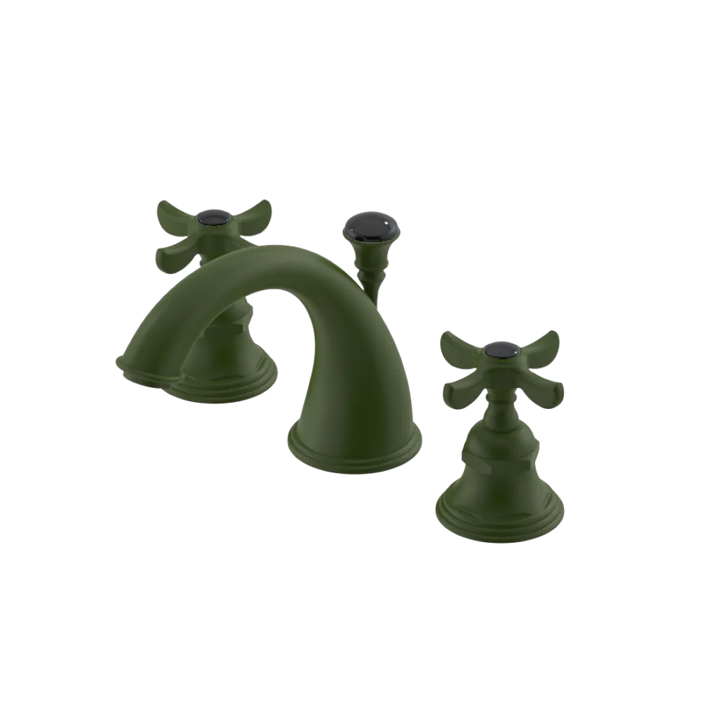 Rubinet Widespread Lav. Set. (less drain) Green Envy