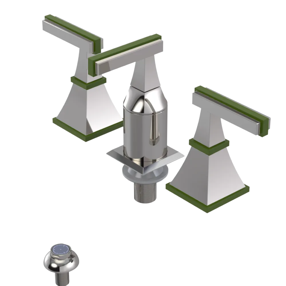Rubinet Bidet Fitting with Spray, Diverter, and Vacum Breaker (Less Drain) Polished Nickel