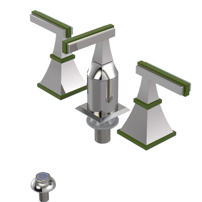 Rubinet Bidet Fitting with Spray, Diverter, and Vacum Breaker (Less Drain) Polished Nickel