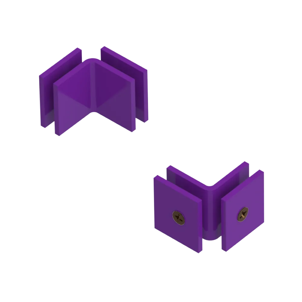 Rubinet 90 Glass to Glass Open Face Purple Haze