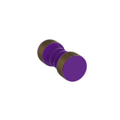 Rubinet Shower Door Knob (set) Purple Haze