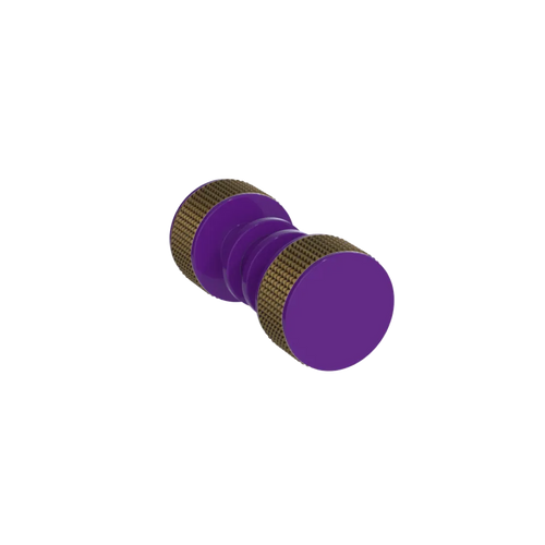 Rubinet Shower Door Knob (set) Purple Haze