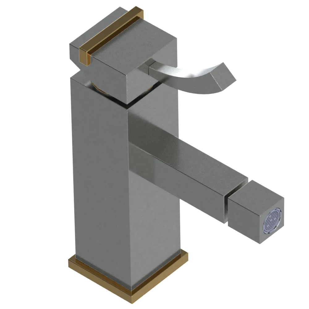 Rubinet Single Control Bidet Fitting (less drain) Satin Nickel