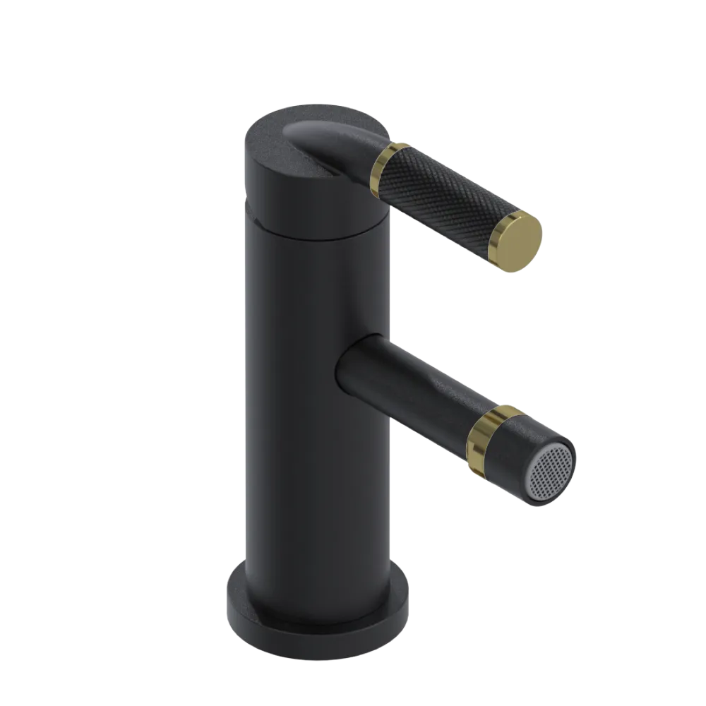 Rubinet Single Control Bidet Fitting (less drain) Matt Black