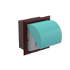 Rubinet RECESSED TOILET PAPER HOLDER Bordeaux