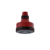 Rubinet 3 FUNCTION SHOWER HEAD Maroon