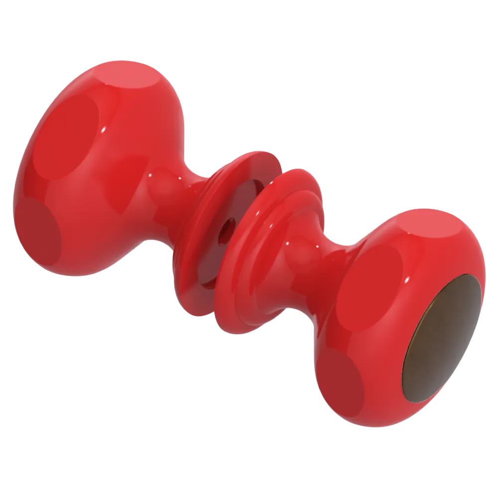 Rubinet Shower Door Knob (set) Red