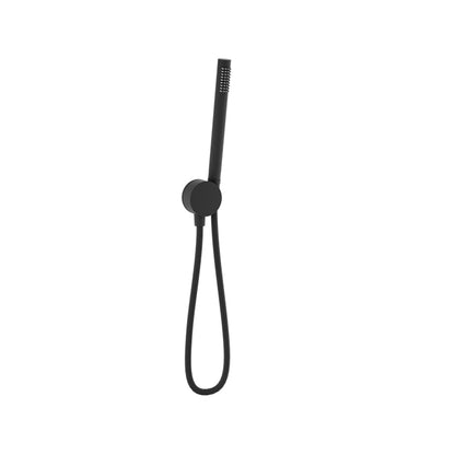 Baril 1-spray anti-limestone hand shower on wall-mounted supply elbow