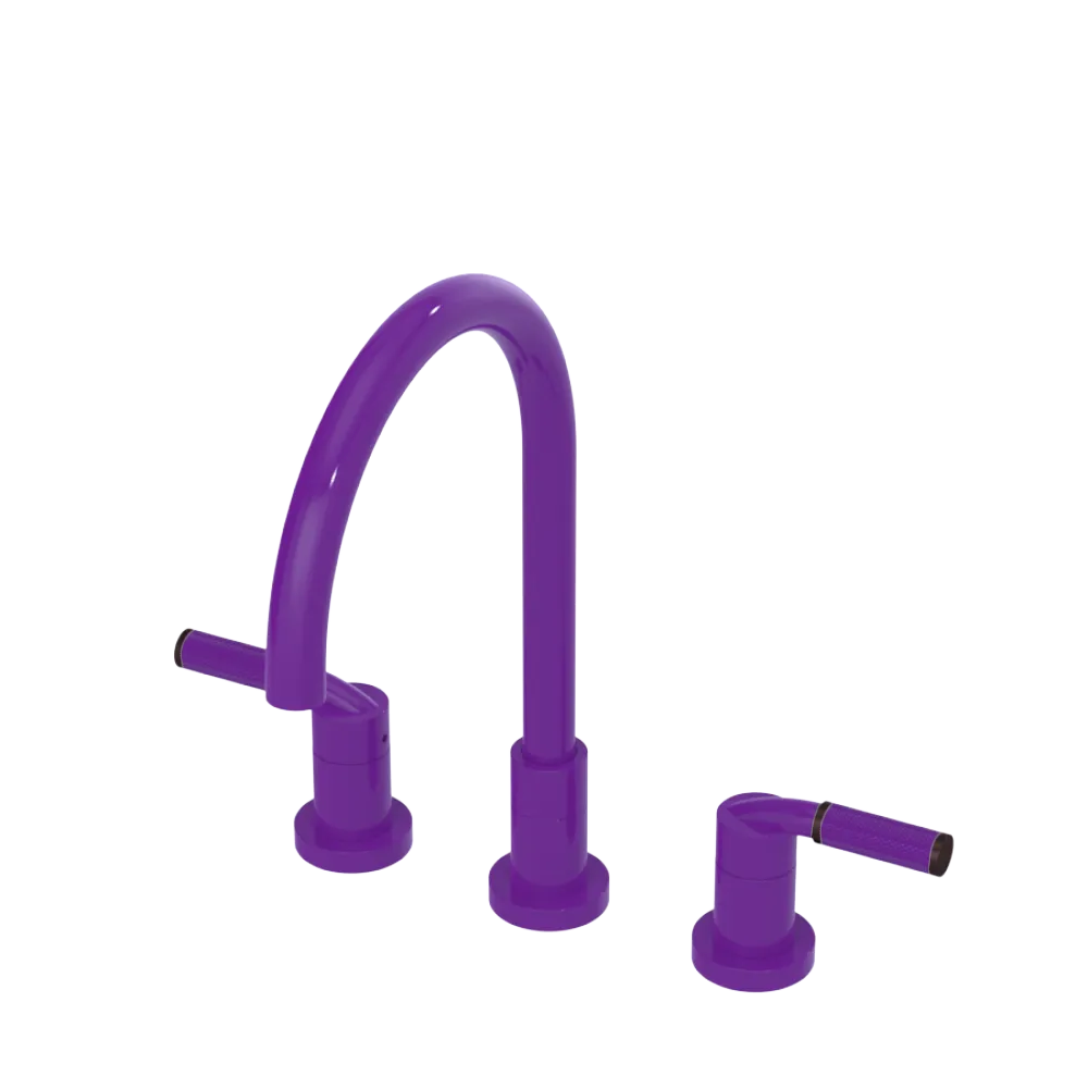 Rubinet Widespread Kitchen Set Purple Haze