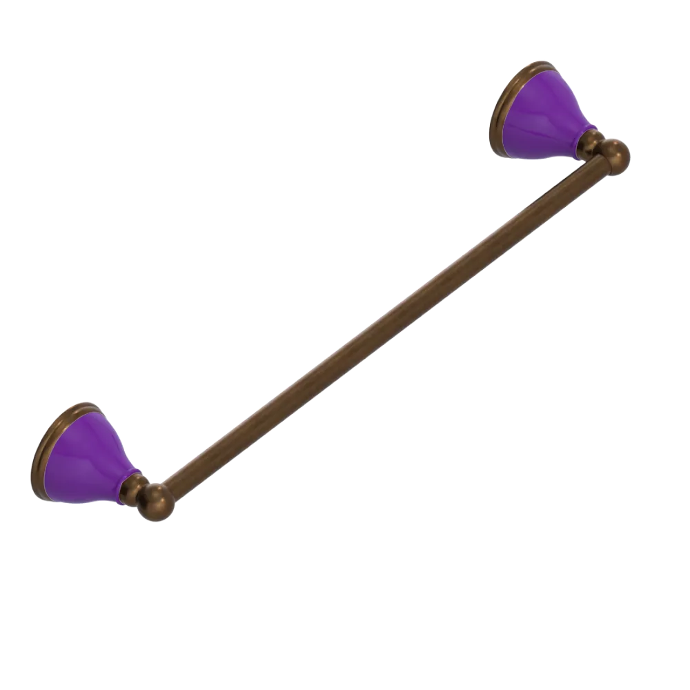 Rubinet Towel Bar 18" Tuscan Brass