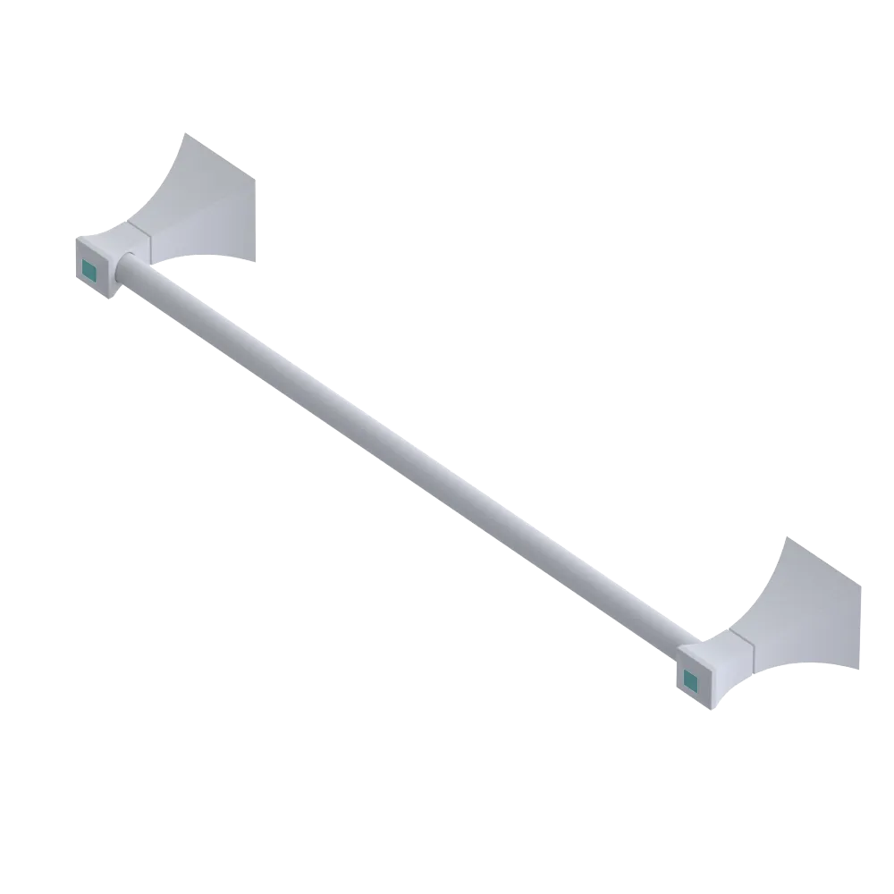 Rubinet Towel Bar 18" Matt White