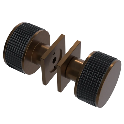 Rubinet Shower Door Knob (set) Tuscan Brass
