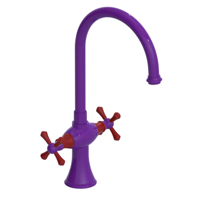 Rubinet Two Handle Single Hole Kitchen Set Purple Haze
