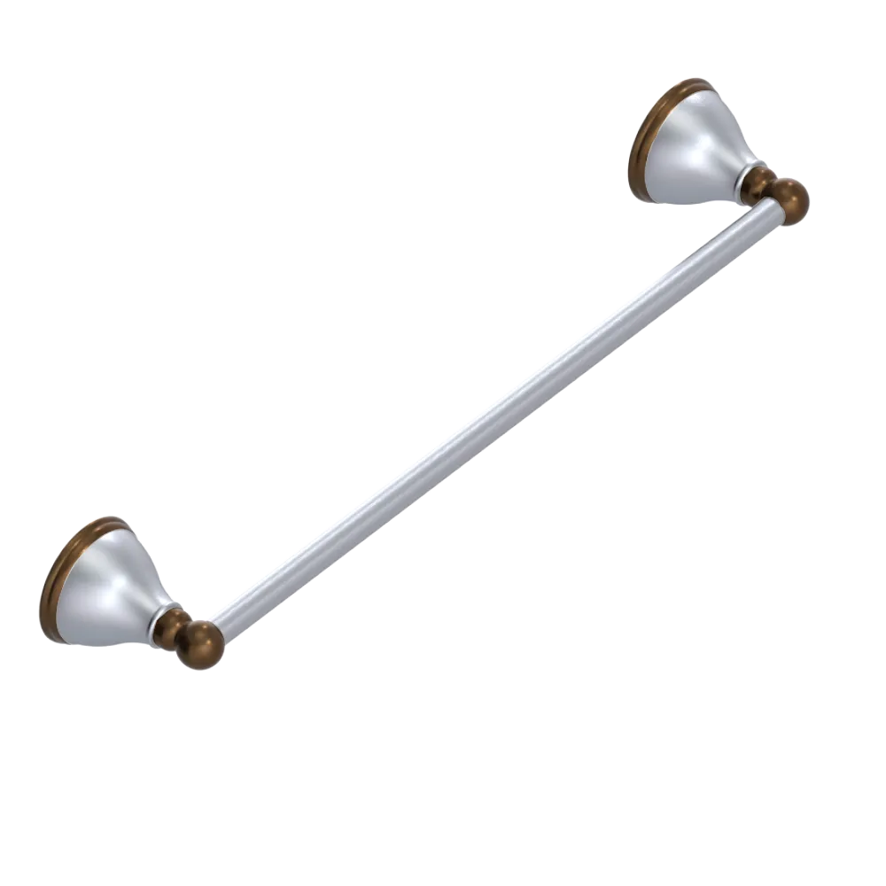 Rubinet Towel Bar 18" Satin Chrome