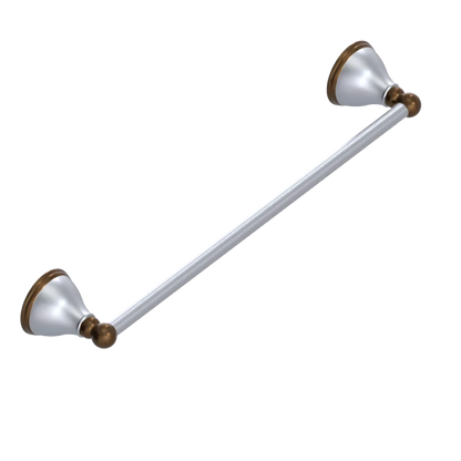 Rubinet Towel Bar 18" Satin Chrome