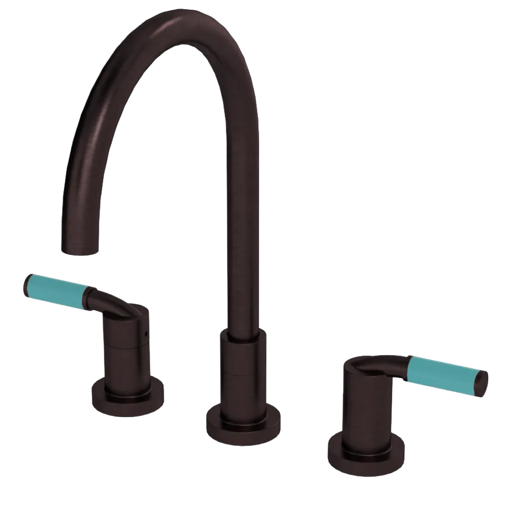 Rubinet Widespread Kitchen Set Oil Rubbed Bronze