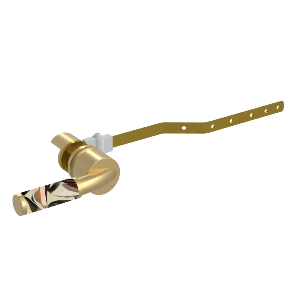 Rubinet Trip Levers Satin Brass