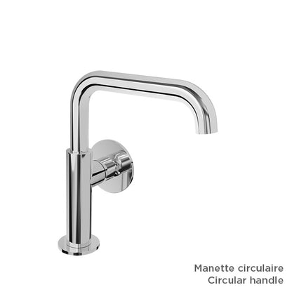 Baril Single-hole lavatory faucet (without handle), drain not included