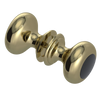 Rubinet Shower Door Knob (set) Natural Brass