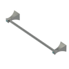 Rubinet Towel Bar 18" Satin Nickel