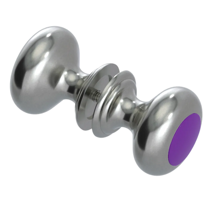 Rubinet Shower Door Knob (set) Satin Nickel