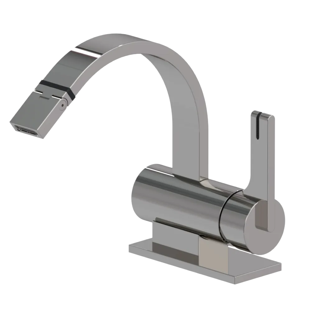 Rubinet Single Control Bidet Fitting (less drain) Polished Nickel