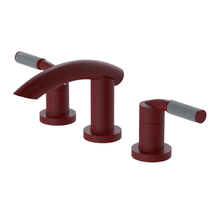 Rubinet Widespread Lav. Set. (less drain) Maroon