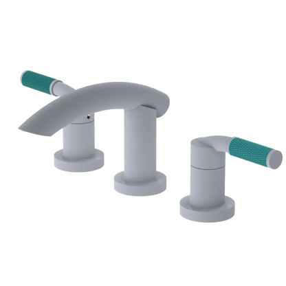 Rubinet Widespread Lav. Set. (less drain) Matt White