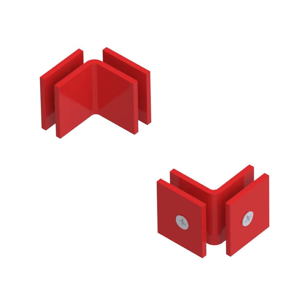 Rubinet 90 Glass to Glass Open Face Red